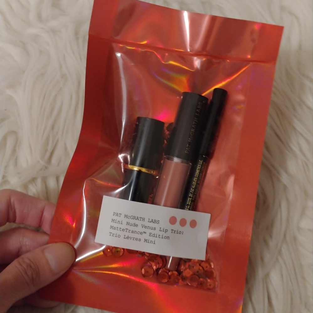 ❤️FIRM! NWT PAT MCGRATH LABS MINI NUDE VENUS LIP TRIO MATTETRANCE EDITION